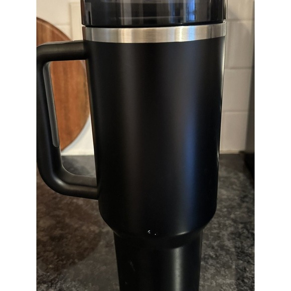 Stanley Black Travel Mug with Handle - Picture 7 of 12